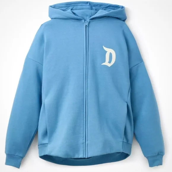 NWT Disneyland Logo Zip Hoodie For Adults Unisex Size XS